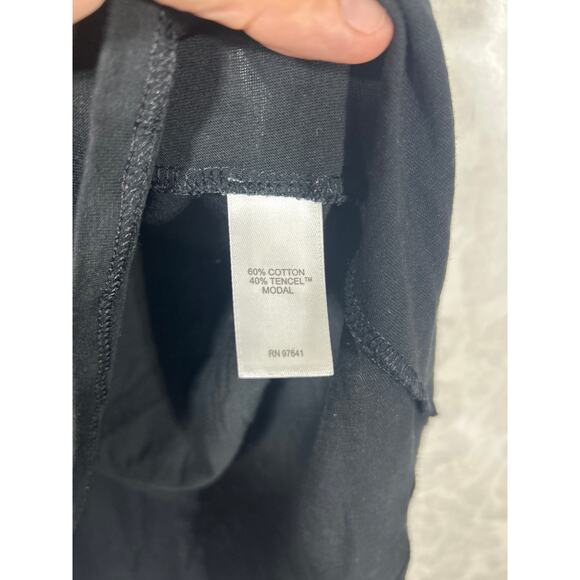 PureJill J Jill T Shirt Medium Black Ballet Sleeve Tunic - Picture 4 of 7